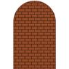 Arched Backdrop 4x7ft Brick Wall Arch Wall Covers Stretchy Photography Background for Game Party Decorations Baby Birthday Banner Parties Props view 2