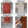 Arched Backdrop 4x7ft Brick Wall Arch Wall Covers Stretchy Photography Background for Game Party Decorations Baby Birthday Banner Parties Props view 3