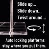 3D Combat Risers  Elite Set | Quick Change Height Feature | Multiple Platforms | Flyer Flight Stand view 3