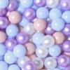 GOGOSO Ball Pits Balls Toddlers 50 100 200 500 Plastics Shape Ball Non-Phthalate Non-BPA Non-Toxic 2.2-Inch Crush Proof Play Balls,Pearl Pink Blue Purple White,100 Balls view 1