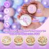 GOGOSO Ball Pits Balls Toddlers 50 100 200 500 Plastics Shape Ball Non-Phthalate Non-BPA Non-Toxic 2.2-Inch Crush Proof Play Balls,Pearl Pink Blue Purple White,100 Balls view 2