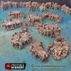 3DEGOS Goblin Grotto Raised Caverns Set DND Terrain for Dungeons and Dragons Terrain, D&D, Pathfinder, Warhammer 40k, Miniatures, D and D, Dungeons and Dragons Gifts, Dungeon Master view 2