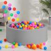 GUESVOT Ball Pit Balls Plastic Balls for Ball Pit BPA Free Plastic Balls Crush and Smash Proof Ball 100pcs 2.2" Set for Toddlers for Play Tent Tunnel (7Colors) view 2