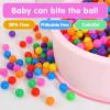 GUESVOT Ball Pit Balls Plastic Balls for Ball Pit BPA Free Plastic Balls Crush and Smash Proof Ball 100pcs 2.2" Set for Toddlers for Play Tent Tunnel (7Colors) view 4