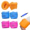 6 Pack Inflatable Arm Floaties Swim Arm Bands Swimming Tube Floater for Adult Kids Beach Water Float Party Swimming Pool view 1