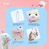 12 PCS Small White Stuffed Plush Bunny, 5 inch Cute Soft Mini Bunnies Bulk,Small Rabbit Keychain Plush for Easter Basket Filler , Baby Shower Decoration, Birthday Theme Party Favors, DIY Accessory view 3