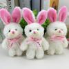 12 PCS Small White Stuffed Plush Bunny, 5 inch Cute Soft Mini Bunnies Bulk,Small Rabbit Keychain Plush for Easter Basket Filler , Baby Shower Decoration, Birthday Theme Party Favors, DIY Accessory view 4