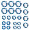 BRKRC 22PCS Steel Rubber Sealed Ball Bearing for 1/10 Tenacity DB Pro & MT & SCT & Truggy, Losi Lasernut U4 Upgrade Parts view 1