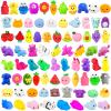 130Pcs Mochi Squishy Toys, Kawaii Squishies Fidget Stress Relief Toy for Kids Party Favors, Classroom Prizes, Goodie Bag Stuffers, Party Bag Filler, Birthday Gifts (Random) view 1