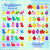 130Pcs Mochi Squishy Toys, Kawaii Squishies Fidget Stress Relief Toy for Kids Party Favors, Classroom Prizes, Goodie Bag Stuffers, Party Bag Filler, Birthday Gifts (Random) view 2
