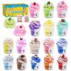 16 Pack Two-Toned Butter Slime Kit,DIY Educational Slime Toys Super Soft and Non-Sticky Toy for Gilrs.Party Favor for Kids Girls & Boys 6 7 8 9 10 11 12 + view 1
