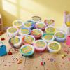 16 Pack Two-Toned Butter Slime Kit,DIY Educational Slime Toys Super Soft and Non-Sticky Toy for Gilrs.Party Favor for Kids Girls & Boys 6 7 8 9 10 11 12 + view 3