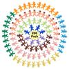 SHAOQINLIN Mini Plastic Babies, 200 Pcs Mini Baby 1 Inch Small King Cake Babies Bulk Plastic Baby Ice Cube Game DIY Tiny Party Decorations (10 Colors) view 1
