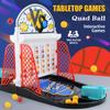 Tabletop Basketball Bouncing Ball Toy,Basketball Board Game,2 Player Arcade Game,Indoor Fun Bouncing Pinball for Kids & Adults,Arcade Basketball Game,2 Player Versus Toy,Ideal Toy for Boys & Girls view 2