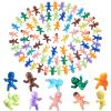 SHAOQINLIN Mini Plastic Babies, 100 Pcs Mini Baby 1 Inch Small King Cake Babies Bulk Plastic Baby Ice Cube Baby Shower Games Tiny Party Decorations (10 Colors) view 1