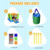 GLACER Inflatable Bounce House with Slide, 8X 6.5 x 4.7ft Kids Jumping Castle Including Carrying Bag, Repair Kit, Stakes for Indoors and Outdoors, Inflatable Playhouse for Kids view 3