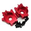 Aluminum Front Gear Box Bulkhead Red for Losi 1/10 Baja Rey Rock Rey LOS232003 view 4