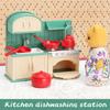 Dollhouse Furniture Set for Kids Toys Miniature Doll House Accessories Pretend Play Toys for Boys Girls & Toddlers Age 3+ with Kitchen view 4