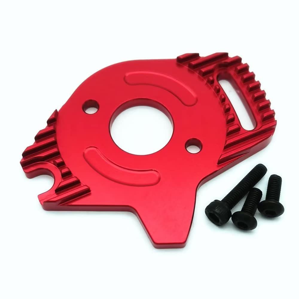 Aluminum Motor Plate with Heatsink Red for Traxxas Slash 4x4 VXL Stampede 4x4 6890