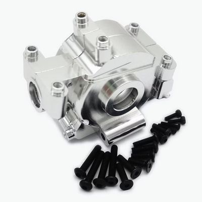 Aluminum Front Gear Box Bulkhead Silver for Losi 1/10 Baja Rey Rock Rey LOS232003