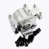 Aluminum Front Gear Box Bulkhead Silver for Losi 1/10 Baja Rey Rock Rey LOS232003 view 2