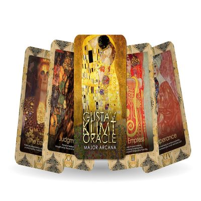 IBIZA TAROT-Gustav Klimt Oracle - 22 Major Arcana| Fortune Telling Tarot Cards Deck for Beginners| Authentic Tarot Experience | Oracle Cards - Set of 22 Cards