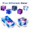 12 Pieces Infinity Cubes, Mini Cool Fidget Toys for Kids and AdultSensory Gadget Best for Stress. Hand Held Fidget Blocks. (Star) view 3
