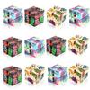 12 Pieces Infinity Cubes, Mini Cool Fidget Toys for Kids and AdultSensory Gadget Best for Stress. Hand Held Fidget Blocks. (Colorful) view 1