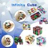 12 Pieces Infinity Cubes, Mini Cool Fidget Toys for Kids and AdultSensory Gadget Best for Stress. Hand Held Fidget Blocks. (Colorful) view 2
