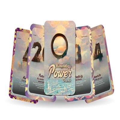 Ibiza Tarot Numerology Power Oracle - Numerology Cards