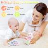 FPVERA Baby Rattles 0-6 Months: Soft Rattle Toys for Newborns, Plush Stuffed Animal Rattle for Infants, Toddlers Boys Girls Shower Gift view 3