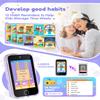 JOYJAM Phone for Kids Age 3-8, 3.5'' Touchscreen Kids Smart Phone for Girls Christmas Birthday Gifts, Learning Toy Phone with Dual Camera, ABC Learning, Habit Tracker for 3 4 5 6 7 8 Year Old view 3