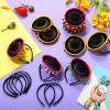 12 Pcs Mexican Fiesta Mini Sombrero Hats Headbands - Cinco de Mayo Decorations, Dia de Muertos Party Supplies and Favors view 3