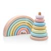BUSY PUZZLE Montessori Toys, Personalized for Kids, Toddler Toys, Wooden Pyramid and Rainbow, Educational Toys 2 Years Old view 1