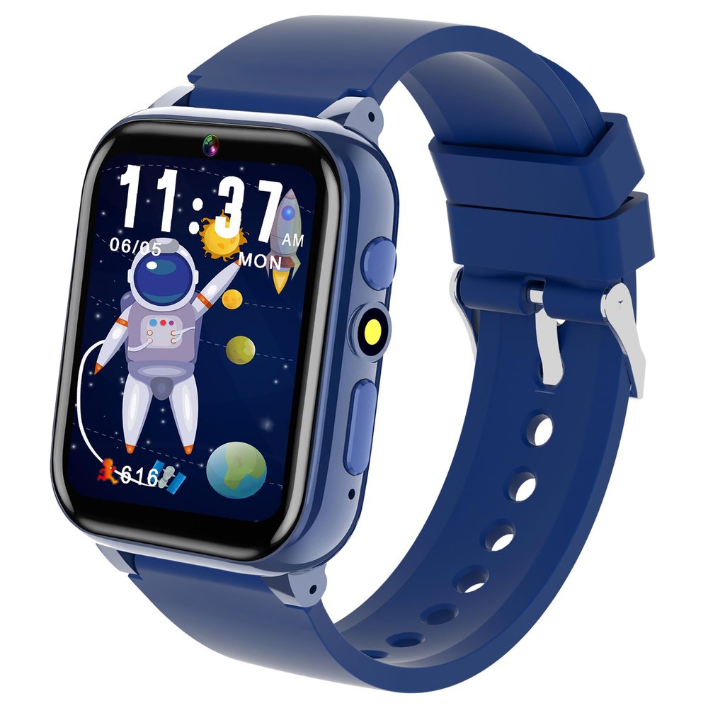 Smart Watch for Kids with 26 Puzzle Games, Kids Smart Watch Boys Girls with Learning Card, Audio Story Player, Camera, Music & Video | Multifunctional Touch Screen Watches Gift Toys for Ages 3-12