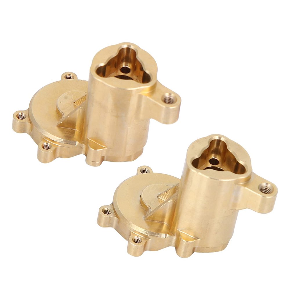 Crawler Portal Housing Cover, 2pcs Rear Exterior Portal Housing Brass Cover RC Accessories Fit for Redcat Gen8 1/10 RC Crawler