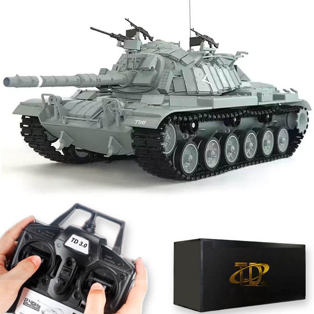 ISR M60W Magach Remote Control Tank Main Battle Tank Battle War Military Vehicle Simulation Smoke Shooting Effect Collection Professional 60CM 1/16 Scale