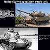 ISR M60W Magach Remote Control Tank Main Battle Tank Battle War Military Vehicle Simulation Smoke Shooting Effect Collection Professional 60CM 1/16 Scale view 3