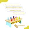 Tooky Toy Wooden Pound Bench view 2