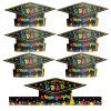 30 Pieces Preschool Paper Graduation Crown for Kids Colorful Adjustable Paper Hats Graduation Congrats Hats for Kindergarten Student Grad Ceremony Party Supplies view 1