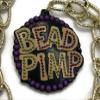 Bead Pimp Mardi Gras Bead Necklace Flash New Orleans Beads Party Ladies view 2
