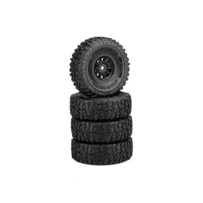 JConcepts 4022-3294 Landmines Green Compound Black Hazard Wheel SCX24