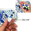 TSY TOOL 2500 Count Bulk Beautiful Premium Player Glass Marble, 5/8" in Bulk, Shooters Sling Shot Ammo for Children Wholesale Lot (25 Bags) view 2