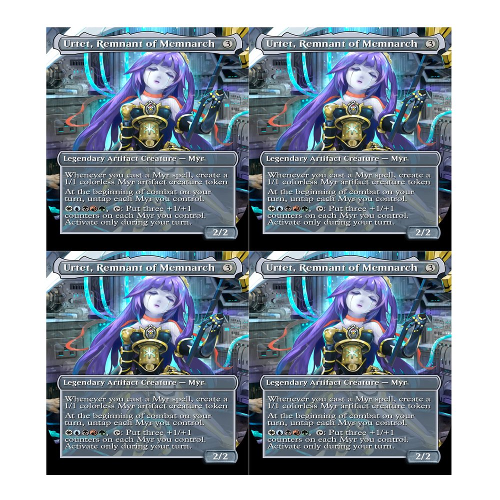 4x | Urtet, Remnant of Memnarch | Anime | Full Art | Foil or Non-Foil (Foil)