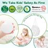 TRENDPLAY Star Balls for Ball Pit -100pcs 2.4 in Plastic Non-Toxic Play Toys Tent Pool Playhouse Playpen Party Decoration, Pearl White view 3