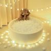 TRENDPLAY Star Balls for Ball Pit -100pcs 2.4 in Plastic Non-Toxic Play Toys Tent Pool Playhouse Playpen Party Decoration, White view 2