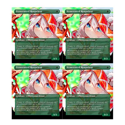 4x | Venerated Rotpriest | Anime | Full Art | Foil or Non-Foil (Non Foil)