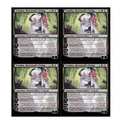 4x | Vraska, Betrayal's Sting | Anime | Foil or Non-Foil (Foil)