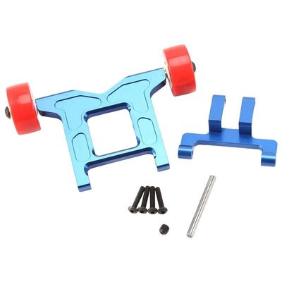 Metal Wheelie Bar and Mount Set for 1/10 Arrma Granite VORTEKS Big Rock KRATON Typhon RC Car Upgrades Parts ( Color : Blue )