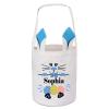 Easter Basket Ideas, Personalize Easter Baskets for Kids, Easter Gifts Baskets for Boys Girls, Blue Easter Bunny Basket, Easter Eggs Hunt Basket view 1